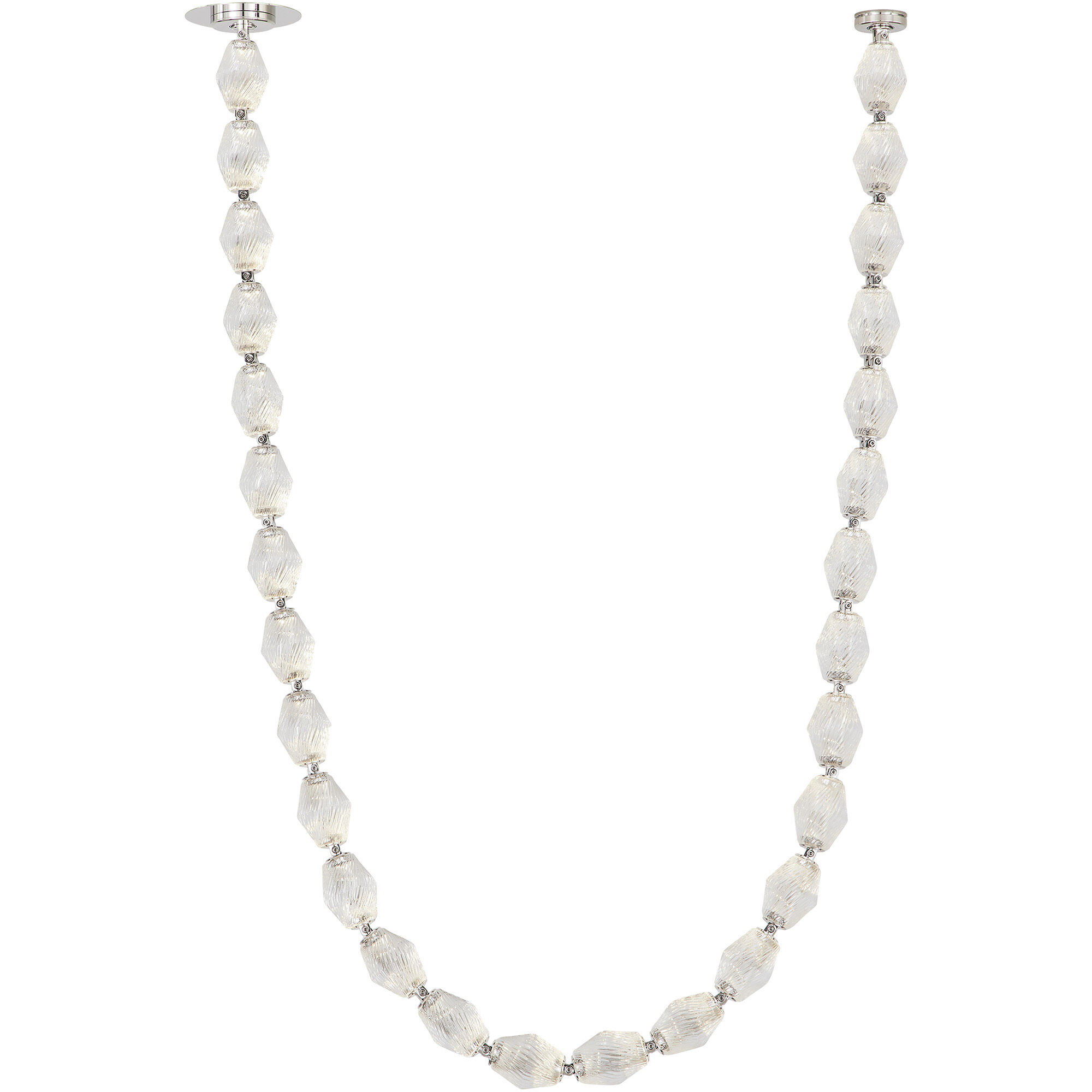 Sean Lavin Collier LED Polished Nickel Chandelier Ceiling Light, Integrated LED