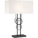 Tempo 28 inch 100.00 watt Coal Table Lamp Portable Light
