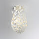 Broche 3 Light 9.5 inch Matte White Semi Flush Ceiling Light