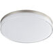 Edge LED 11 inch Satin Nickel Flush Mount Ceiling Light