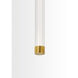 Kelly Wearstler Phobos LED Polished Nickel ADA Wall Sconce Wall Light, Integrated LED