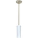 Copa LED Satin Nickel Stem Pendant Ceiling Light