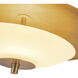 Prescott 15.63 inch Vintage Brass Flush Mount Ceiling Light