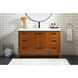 Wyatt 48 X 22 X 34 inch Teak Vanity Sink Set