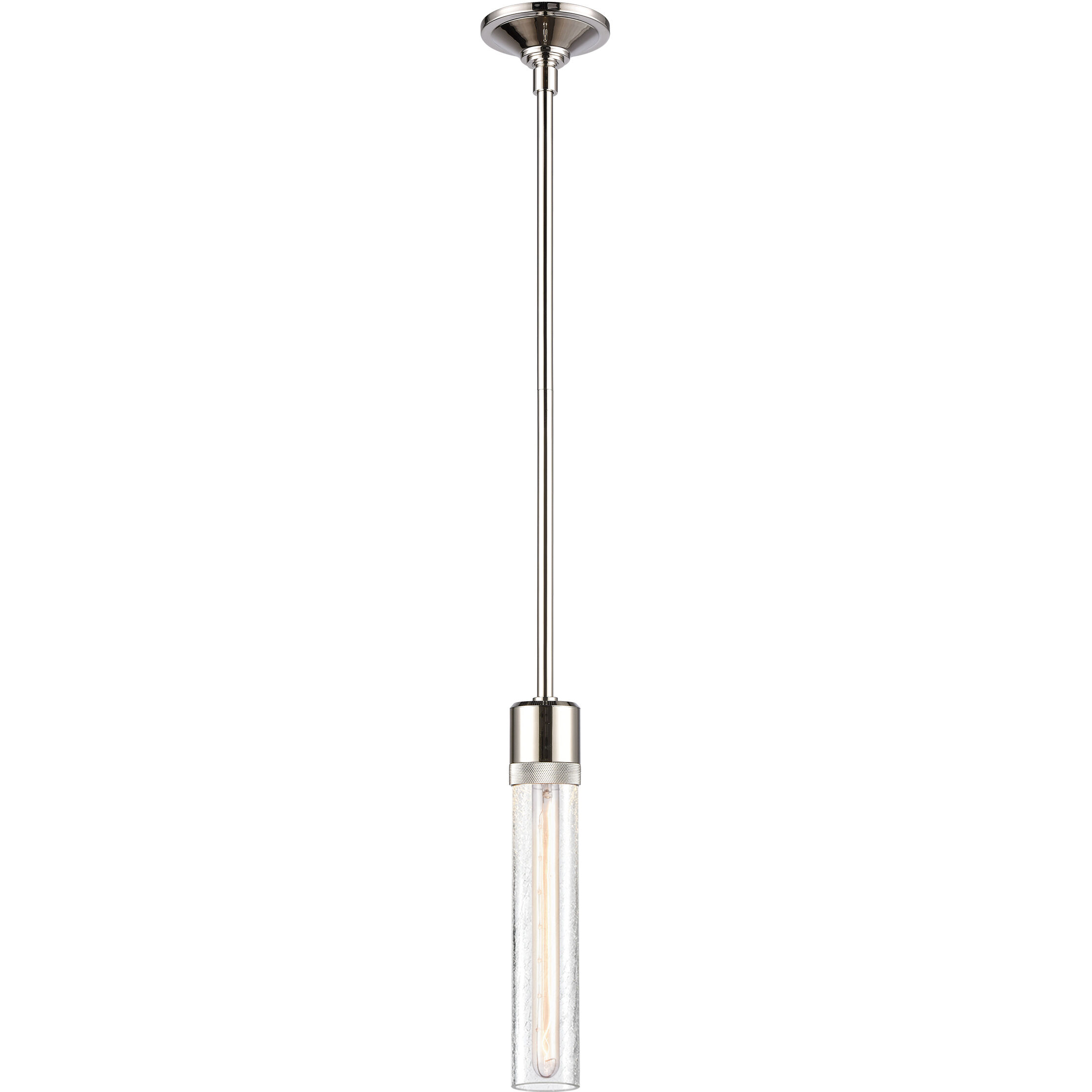 Zigrina 1 Light 5.13 inch Polished Nickel Pendant Ceiling Light