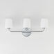 Durham 3 Light 23 inch Polished Chrome Bath Vanity Wall Light