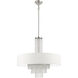 Carlisle 5 Light 25 inch Brushed Nickel Pendant Ceiling Light