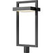 Luttrel LED 30.5 inch Black Outdoor Post Mount Fixture