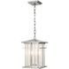 Oak Park 3 Light 9 inch Antique Brushed Aluminum Outdoor Pendant