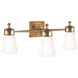 Siena 3 Light 23 inch Hand-Rubbed Antique Brass Triple Bath Sconce Wall Light