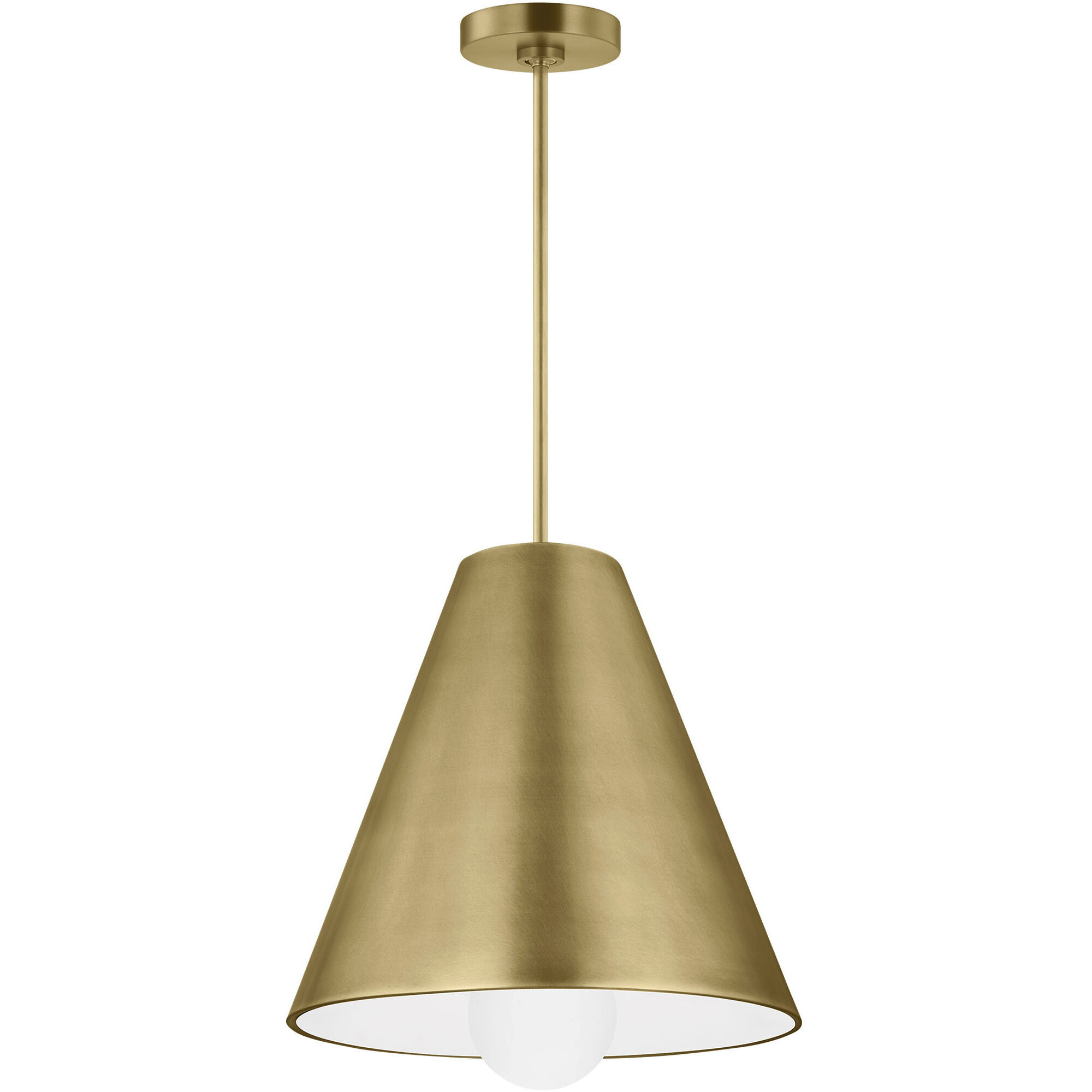 Sean Lavin Ace Line-Voltage Pendant Ceiling Light in Plated Brass