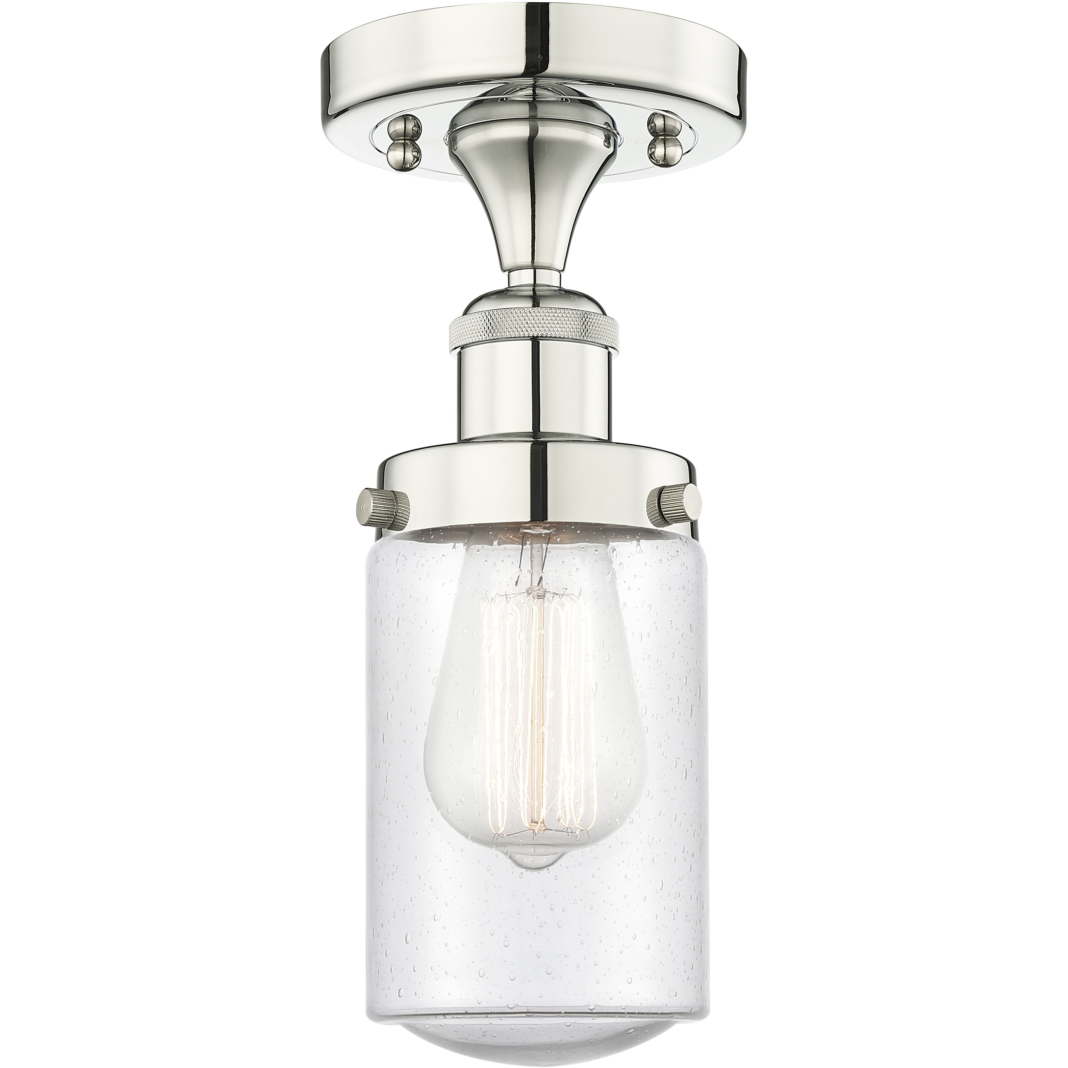 Dover 1 Light 6.50 inch Semi-Flush Mount