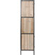 Varaluz Casa Weathered Steel and Coastal Wash Bookcase, Varaluz Casa