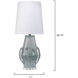 Talon 26.75 inch 60 watt Cornflower Blue Table Lamp Portable Light