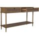Coast 52 inch Soft Oak Stain and Dark Gunmetal Console Table