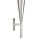 Levi 1 Light 5 inch Polished Nickel Sconce Wall Light