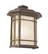 San Miguel 2 Light 15 inch Rust Outdoor Pocket Lantern