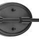 Lynzie 4 Light 33.25 inch Matte Black Bath Vanity Light Wall Light