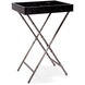 Talbot 25 X 17 inch Brushed Titanium Tray Table