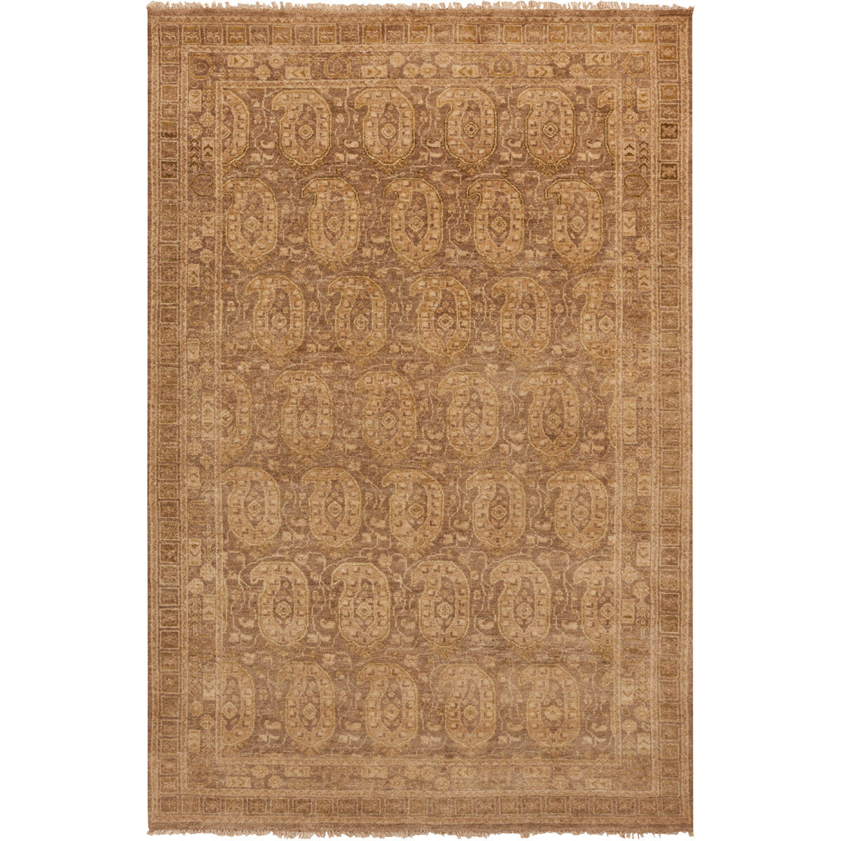 Cheshire 102 X 66 inch Dark Brown, Tan Rug