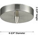 Geneseo 1 Light 6.5 inch Brushed Satin Nickel Mini Pendant Ceiling Light