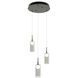 Kiran 3 Light 18 inch Black Pendant Ceiling Light