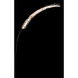 Glissade 80 inch 16.80 watt Black Arc Floor Lamp Portable Light