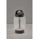 Cassius 7.75 inch 2 watt Black Finsh and Black Leather Cordless LED Table Lantern Portable Light
