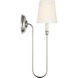 Thomas O'Brien Vendome LED 5.5 inch Polished Nickel Deep Arm Sconce Wall Light