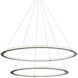 Victoria LED 32 inch Black Pendant Ceiling Light