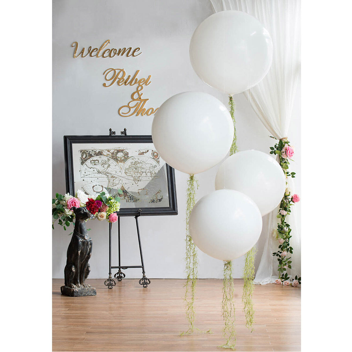 Faux Willow Light Green Floral Décor