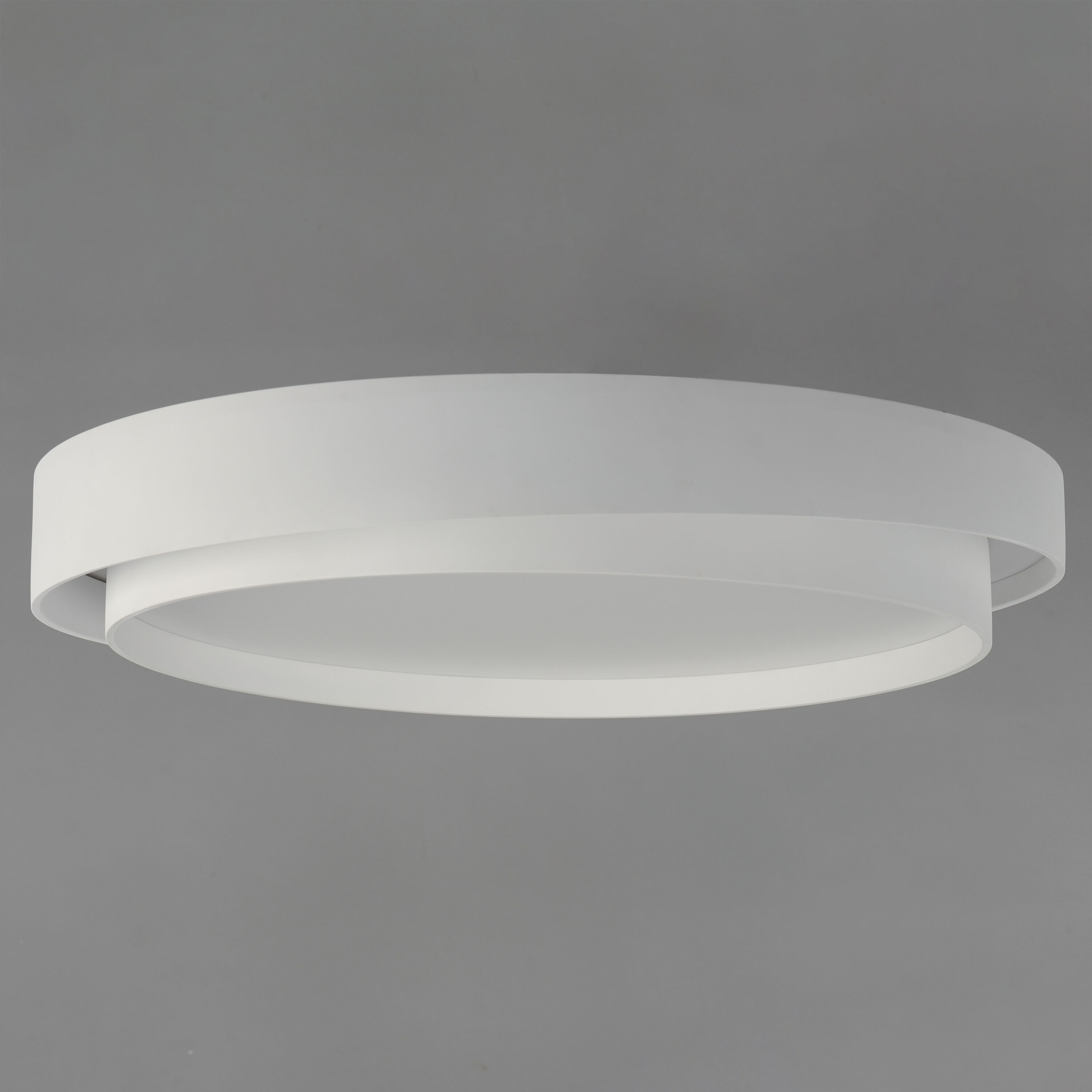 Ziggurat LED 31.5 inch White Flush Mount Ceiling Light