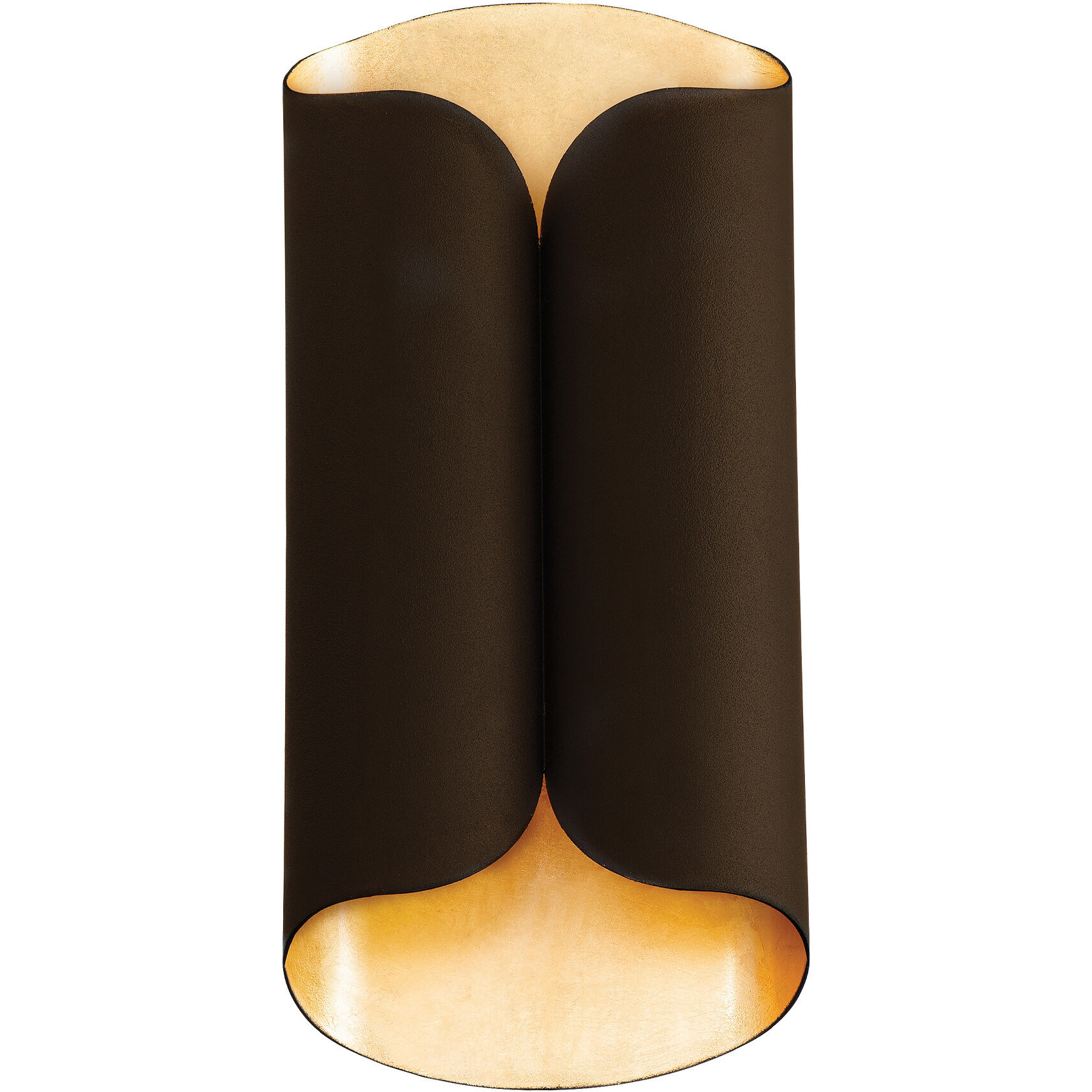 Opus LED 4 inch Bronze Gold Leaf ADA Wall Sconce Wall Light