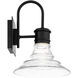 Nantucket LED 13 inch Black Outdoor Wall Light, dweLED