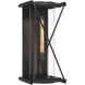 Rockhill 1 Light 19.5 inch Dark Matte Black Outdoor Sconce