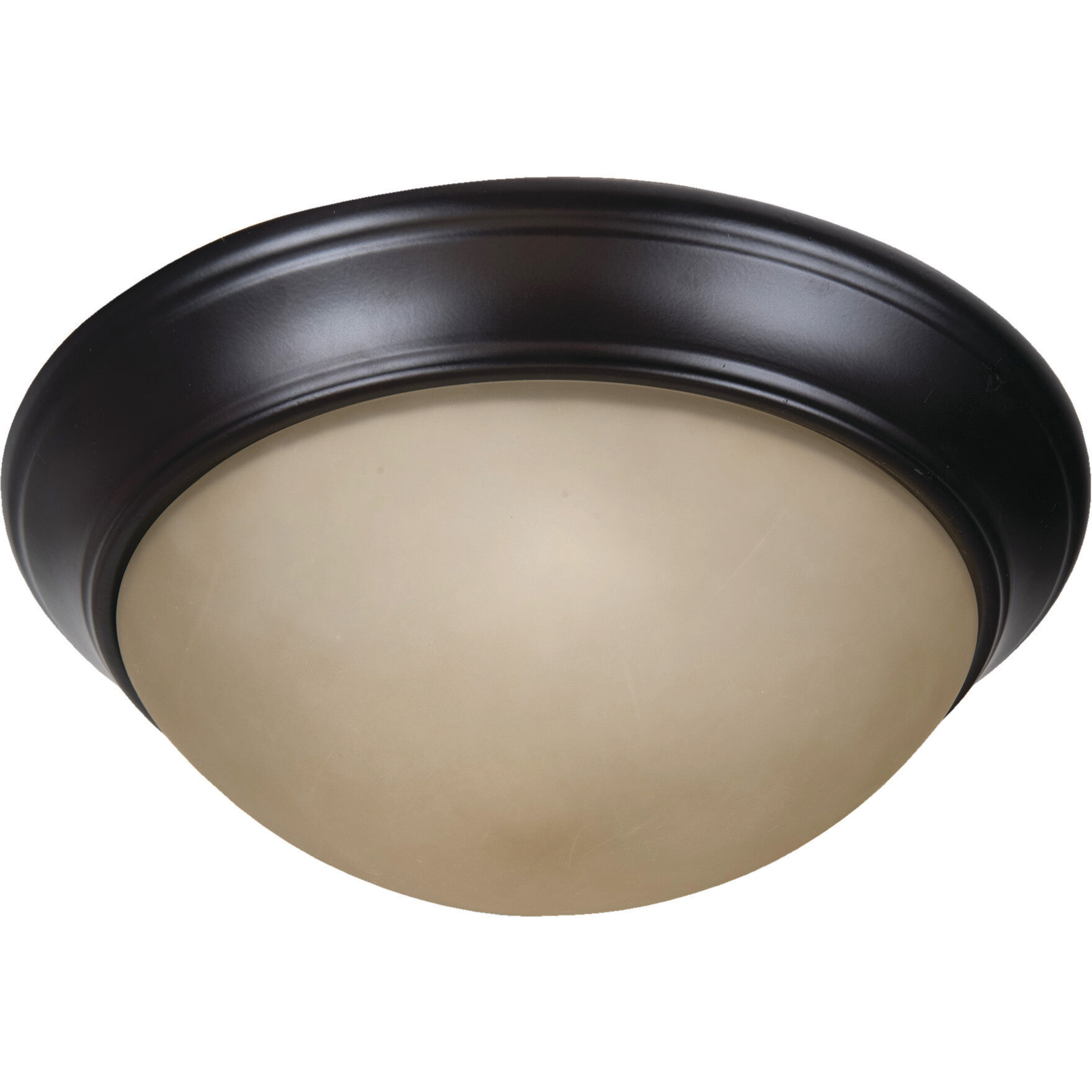 Pro Builder Premium 2 Light 13 inch Oiled Bronze Flushmount Ceiling Light