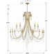 Arcadia 15 Light 46.25 inch Antique Gold Chandelier Ceiling Light
