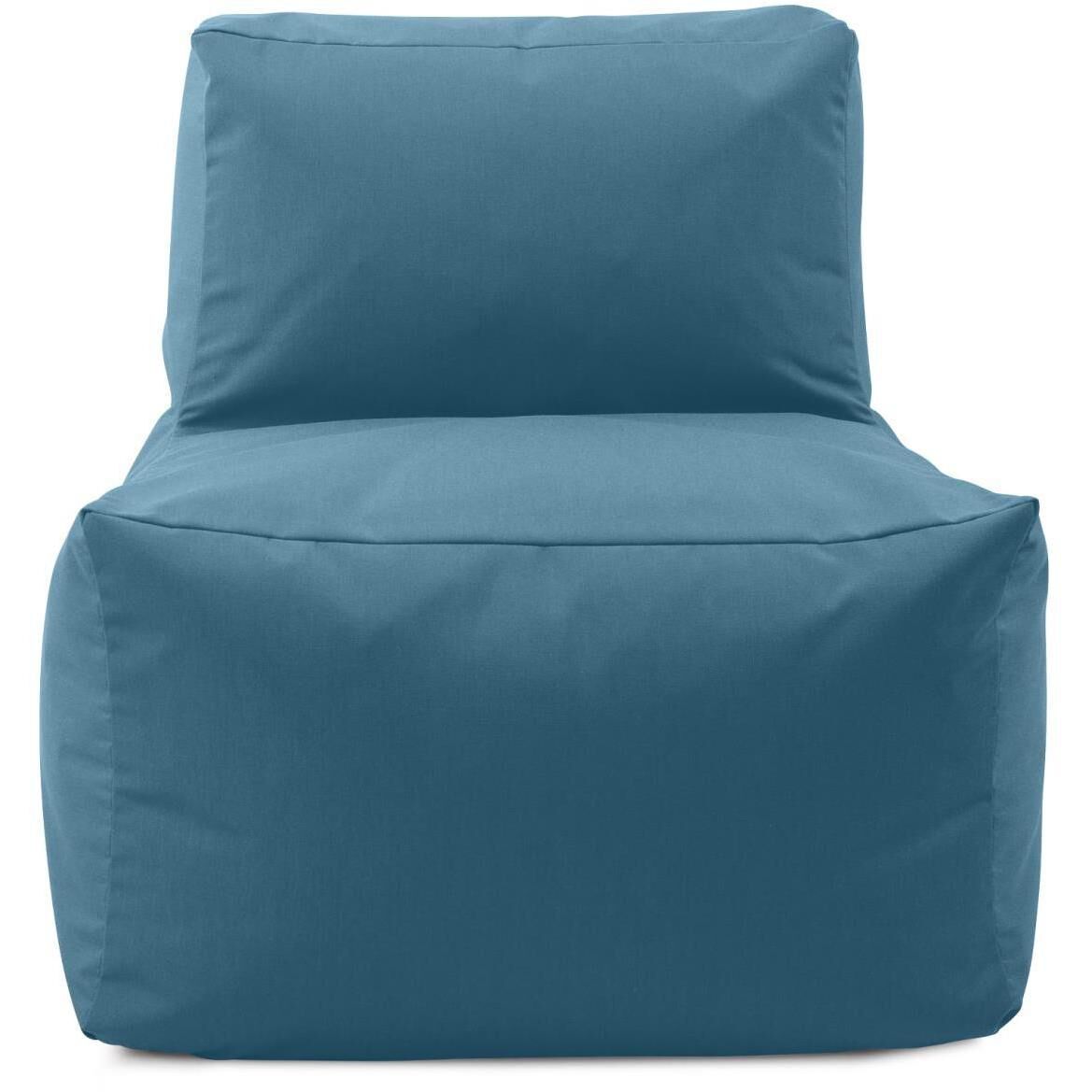Seascape Turquoise Outdoor Pouf Chair