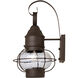 Nantucket 1 Light 18 inch Rustique Outdoor Wall Lantern