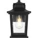 Redner 1 Light 11.5 inch Black Outdoor Wall Sconce