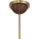 Atherton 5 Light 24 inch Warm Brass Pendant Ceiling Light