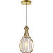 Miya 1 Light 7 inch Brass Pendant Ceiling Light