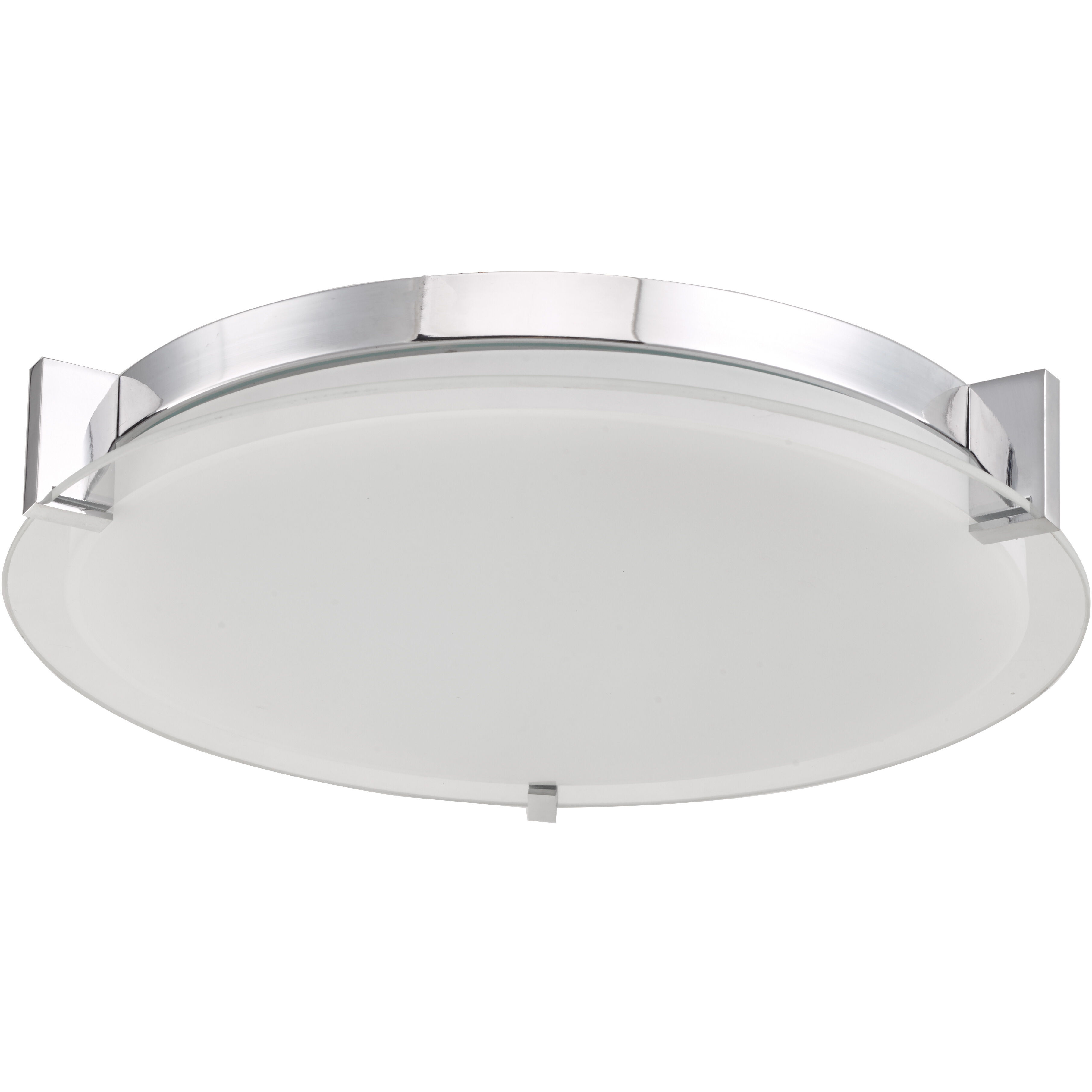 Matrix LED 13.8 inch Chrome Flush Mount Ceiling Light