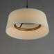 Paramount LED 16 inch Natural Aged Brass Single Pendant Ceiling Light