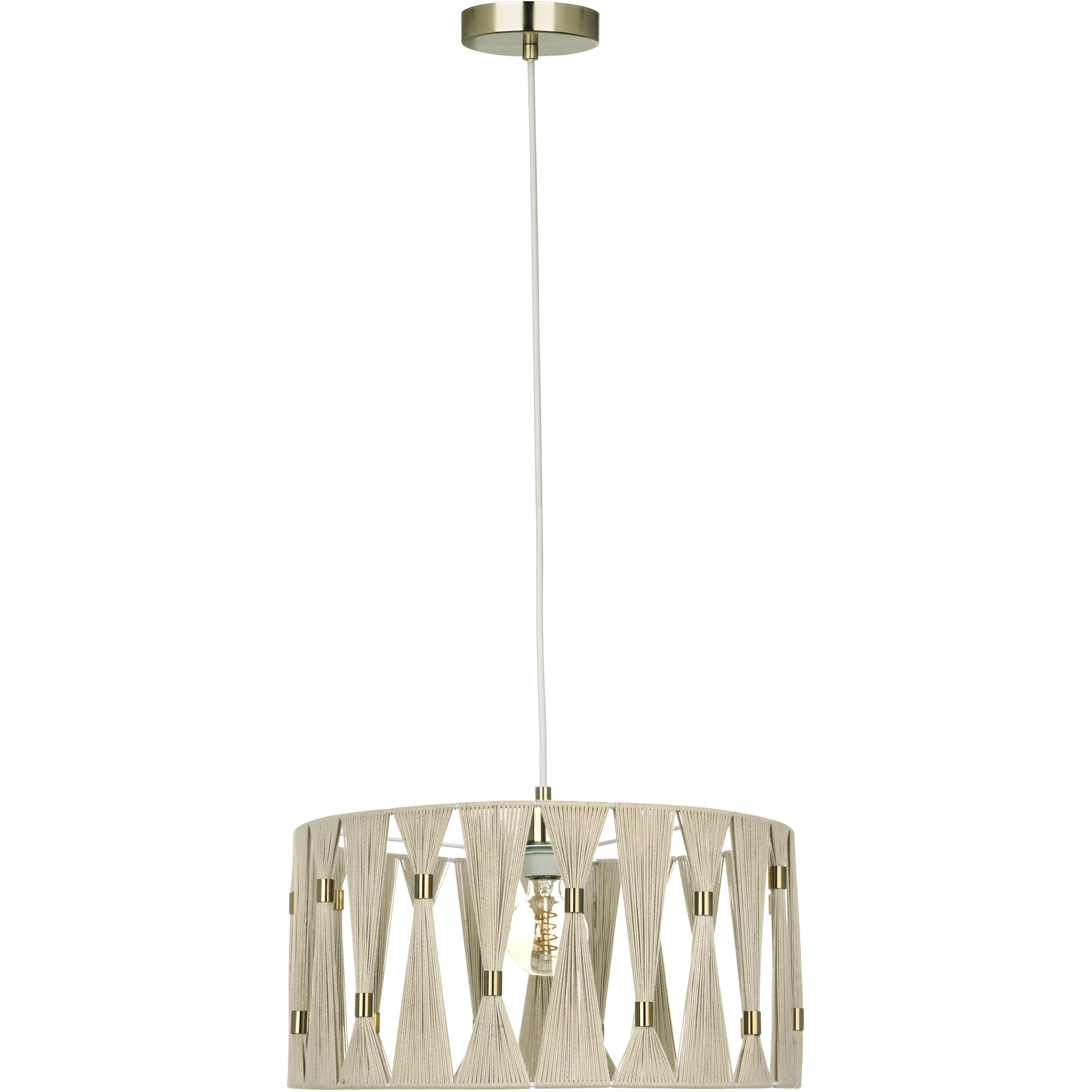 Macclenny 1 Light 18.9 inch Brushed Gold Pendant Ceiling Light