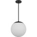 Rondure LED 14 inch Sand Black Outdoor Pendant