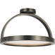 Kelly by Kelly Wearstler Cerne LED 16 inch Dark Bronze Semi Flush Mount Ceiling Light, Large
