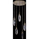 Diamante 23 inch Winter Brass Pendant Ceiling Light