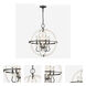 Brownell 4 Light 20 inch Charcoal with Antique White Chandelier Ceiling Light