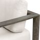 Remsen Weathered Gray and Oyster White Outdoor Sofa